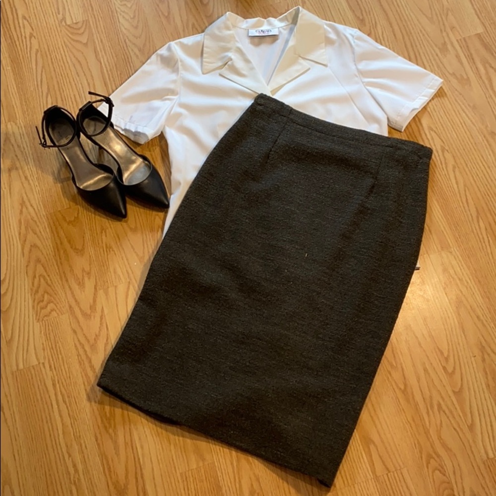 1980s Vintage Valentino Pencil Skirt